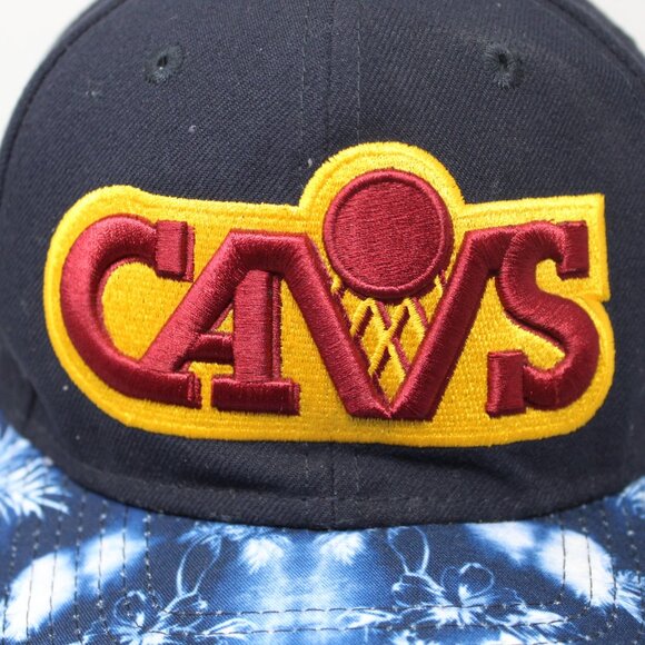 Cleveland Cavs Hat Blue Mens Snapback New Era 9FIFTY NBA Hardwood Classics Cap - Picture 4 of 12